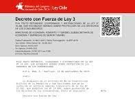 31 de mayo de 2021: Se publicó el Decreto con Fuerza de Ley que fija texto refundido, coordinado y sistematizado de la Ley N° 19.496, que establece normas sobre protección de los derechos de los consumidores